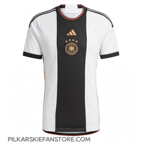 Tanie Strój piłkarski Niemcy Koszulka Podstawowej MŚ 2022 Krótkie Rękawy